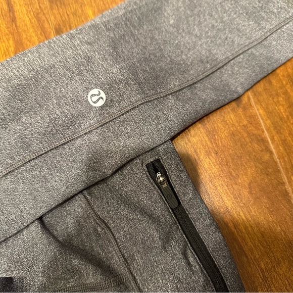 Lululemon Speed Up Tight Size 6 Heathered Black Leggings - Picture 6 of 10